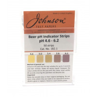Индикаторные полоски на pH пива 46-62 JTP Beer pH Indicator Strips 50 шт