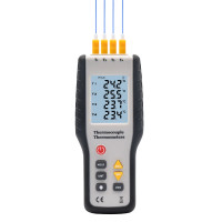 Цифровой термометр 4 канала термопары K-типа WALCOM HT-9815
